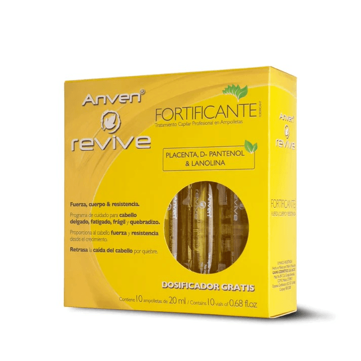 FORTIFICANTE TRATAMIENTO CAPILAR EN AMPOLLETAS c/10