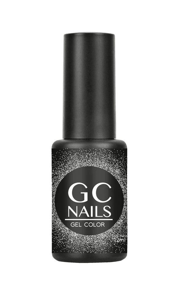 GC nails FANTASTIC GEL glitter PLATA (Uso exclusivo uña acrilica)