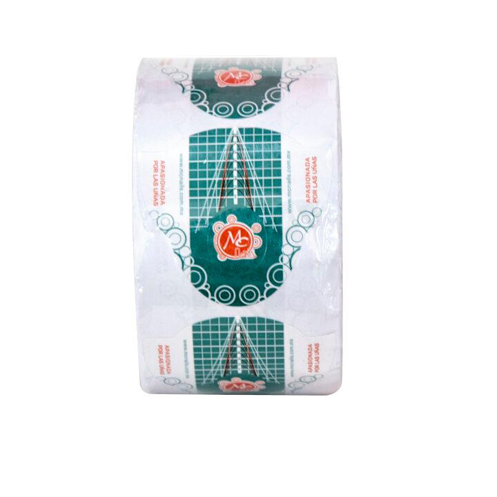 Rollo de forma escultural Chico 500 pz VerdeMC NAILS