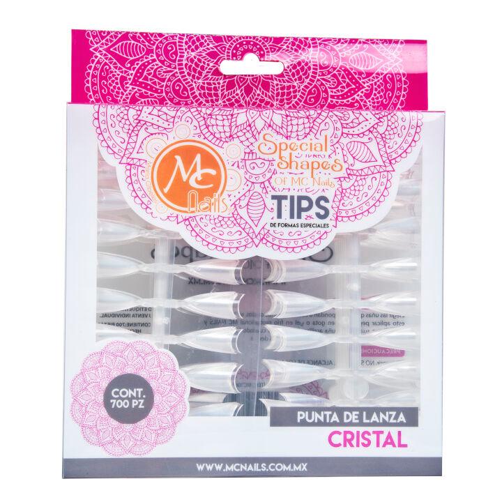 Tips 700 pz Punta de Lanza Natural MC NAILS