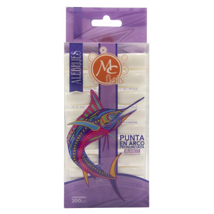 Tips 200 pz blanca MC NAILS