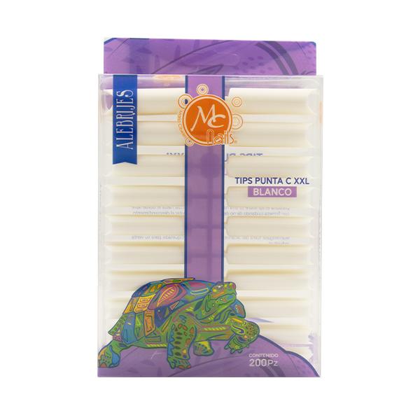 Tips Blanco Punta C XXL 200 Pz