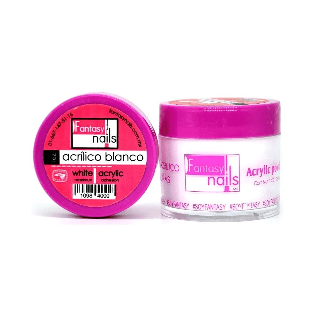 Acrílico Blanco 1 oz Fantasy Nails