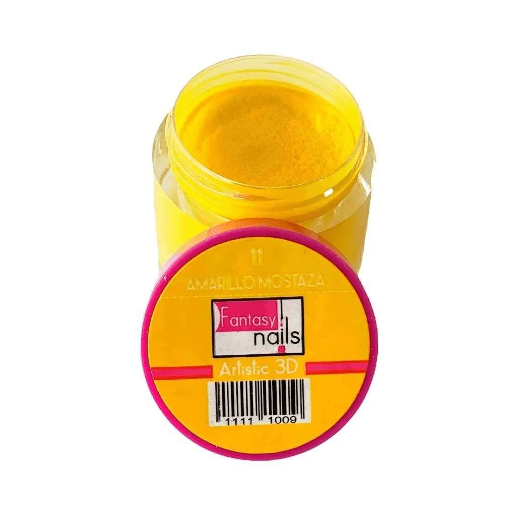 Acrílico Acricolor Amarillo Mostaza #11 Fantasy Nails