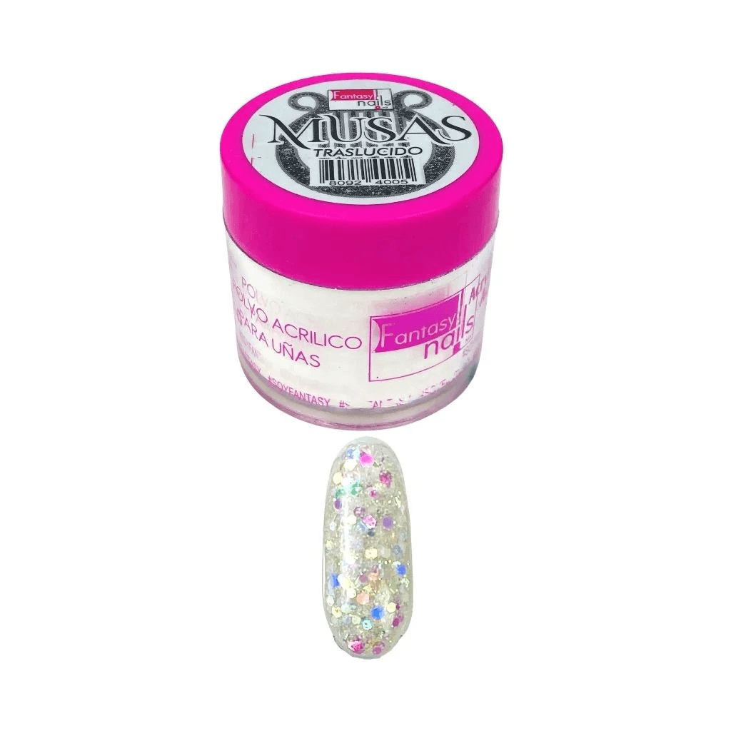 Acrílico Musas Translúcido 1 oz Fantasy Nails